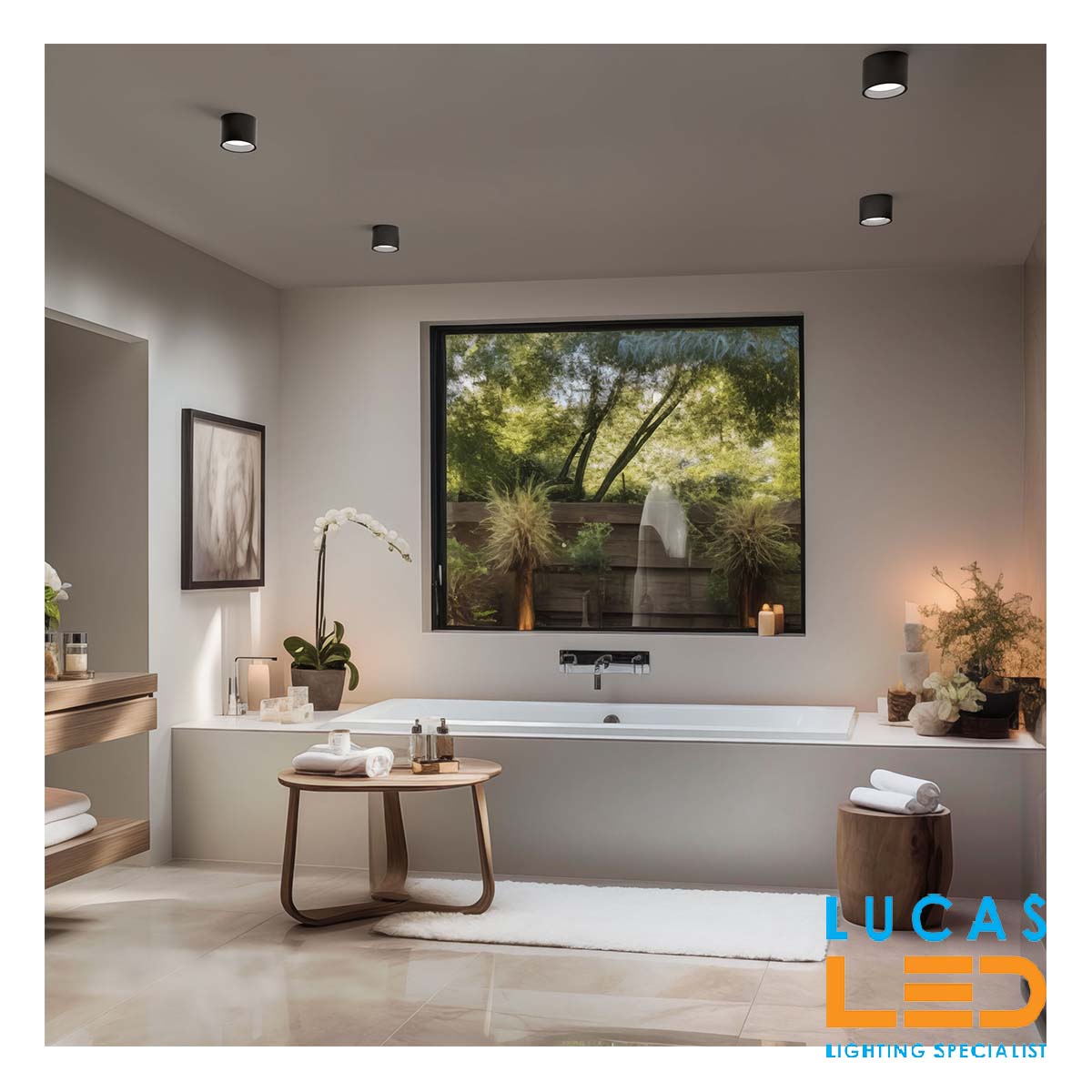 Surface LED Downlight CHLOE - AR111/Gu10 - ceiling fitting - ANTI-GLARE -  IP44 waterproof