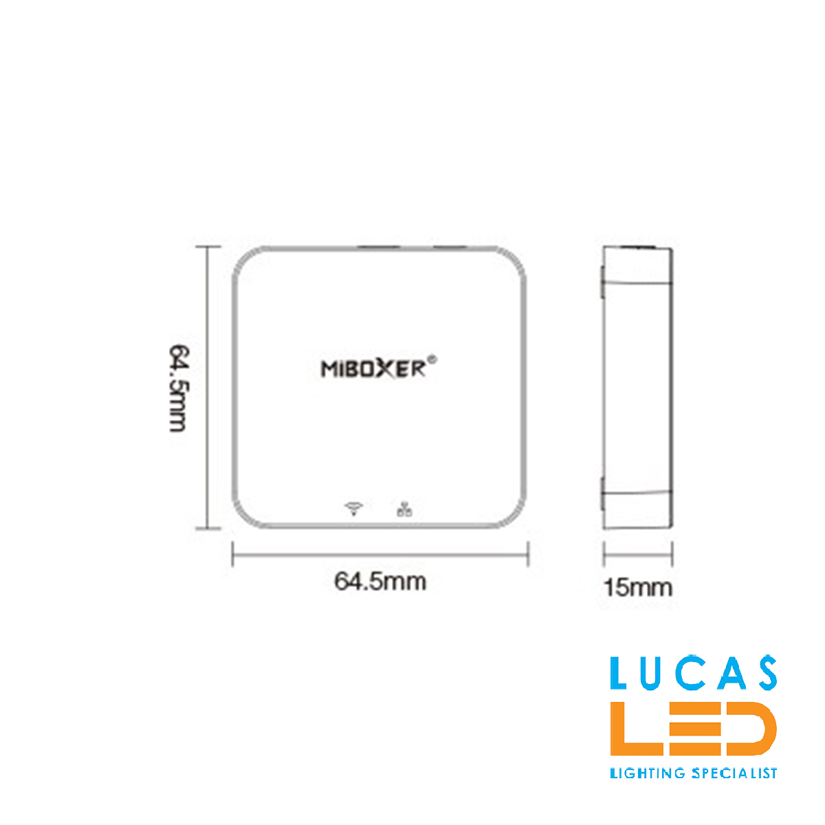 Multimode Gateway • Zigbee 3.0 • Bluetooth • MiBoxer • WiFi+2.4G • Wireless • App Control • Smart Lighting System