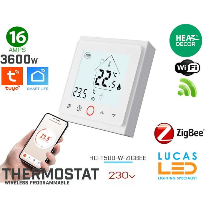 Zigbee Thermostat WIFI • Room Stat • Protocol 3.0 • Heating Film