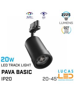 led-track-light-20w-3000-4000-6000k-2225lm-rail-mounted-projector-adjustable-black-body-pava-cct
