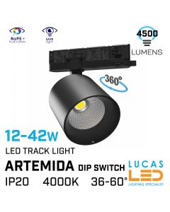 12w-42w-led-track-lighting-4000k-4500lm-dimmable-dip-switch-adjustable-rail-mounted-projector-black-body-artemida-maxi_lucasled.ie