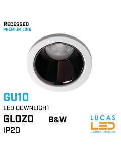 led_recessed_downlight_gu10_ip20_ceiling_fitting_glozo_black_white_body_round_shape_lucasled.ie