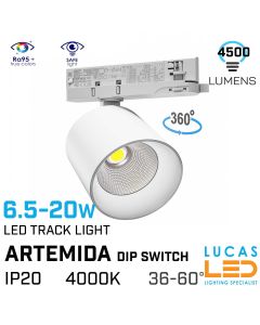 6-5-20w-led-track-lighting-4000k-2300lm-dimmable-dip-switch-rail-mounted-projector-adjustable-black-body-artemida-mini_lucasled.ie