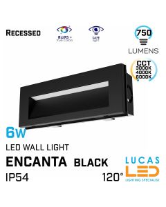 cct_outdoor_led_wall_facade_light_6w_3000k_4000k_6000k_750lm_ip54_recessed_brick_lamp_encanta_black_body_lucasled.ie