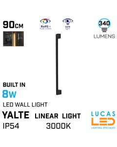 8w-led-linear-wall-light-yalte-black-90cm-3000k-warm-white-ip54-waterproof-340lm-full-fitting-outdoor-indoor-use-lucasled.ie
