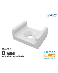 LED PROFILE • BRACKETS • Mounting Plastic Clip "D" • WHITE • "A" - "D" profiles •