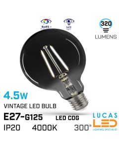 E27 Vintage LED Bulb GLOBE Ball 4.5W_4000K_Natural_White_320lm_lucasled.ie_ireland_supplier