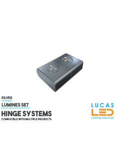 Hinge Systems Lumines Set • Compatible with multiple products • Silver Body