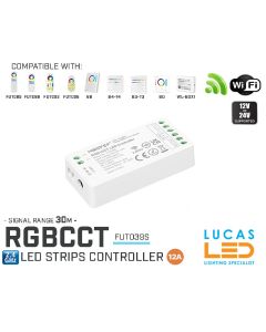 LED Strip Controller • RGB+CCT • MiBoxer • MiLight • WiFi • Smart Lighting System • 2.4G • Wireless • FUT039S • Upgraded Version