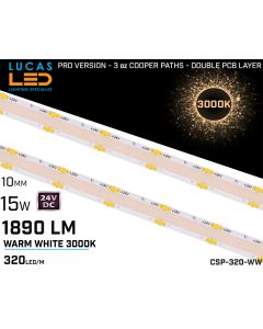 Warm-white-3000K-led-strip-ultra-high-bright-cob-technology-efficient-lighting-lucas-led-ireland-buy-now-price