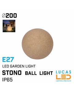 outdoor-led-globe-Ball-lights-E27-IP65-Garden-luminaires-STONO-Terracotta-20cm-lighting-shop-lucasled.ie