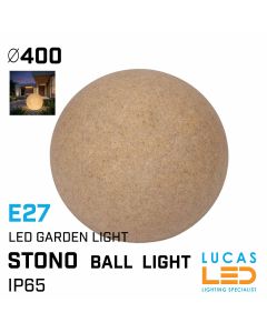 outdoor-led-globe-Ball-lights-E27-IP65-Garden-luminaires-STONO-Terracotta-40cm-lighting-shop-lucasled.ie
