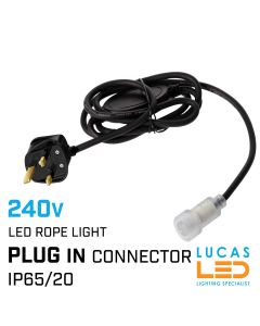 POWER_SUPPLY_220V-240V-plug_in-LED Rope Light-connection-cable-lucasled.ie