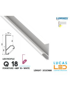 led-profile-special-app-furniture-q18-white-aluminium-2-02-meters-length-pro-multi-set-Furniture-Pathway-Garage-Bedroom-Floor-price-ireland