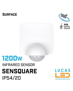 surface-outdoor-PIR-infrared-sensor-1200W-IP54-IP20-white-colour-SENSQUARE-lucasled.ie