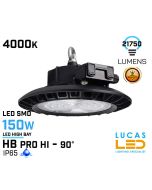 150W LED High Bay Light - 4000K - 21750lm - IP65 - LED SMD - outdoor - indoor - industrial ceiling fitting -  HB PRO HI