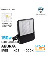  150W Outdoor LED Floodlight - 4000K Natural White - 16500lm - IP65 waterproof - ASYMMETRIC - LED SMD - AGOR/A