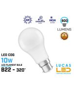 PRO RAPID LED 10W - B22 - 6500K- LED Bulb Light-Cold White