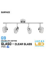 Ceiling fitting Lights - Surface - Modern &  Decorative Home Lamp GLASO 4L - glass lampshades - 4 x G9 LED - IP20