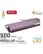led-driver-power-supply-12v-500-watts-ip67-waterproof-metal-case-5-year-pro-line-active-filter-lucasled.ie