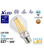LED Bulb -  STEPDIM function - 7W - E27 cap - LED light source-Warm White