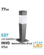 architectural-outdoor-led-pillar-light-E27-IP54-INVO-ractangle-shape-lucasled.ie