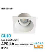 APRILA Deep Effect - IP20 - Gu10 - White - Modern  LED Downlight / Decorative Indoor Spotlight