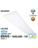 led-panel-light-1200x300-40w-4000k-natural-white-4000lm-recessed-downlight-ceiling-fitting-led-smd-bravo-12030-industrial-production-hall-commercial-lucasled.ie