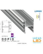 led-profile-suspended-architectural-surface-dopio-silver-aluminium-2-02-meters-lenght-pro-multi-set-lucasled.ie