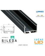 led-profile-surface-architectural-suspended-sileda-black-aluminium-2-02-meters-length-pro-multi-set-lucasled.ie