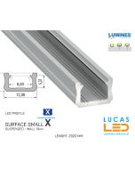 led-profile-surface-x-silver-aluminium-2-02-meters-length-pro-multi-set-garden-landscape-hotel-garage-price-ireland
