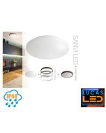 LED Panel Light 21W - IP44 - 1800lm - 3000K - SURFACE downlight - ceiling / wall fitting - indoor / outdoor - SANVI
