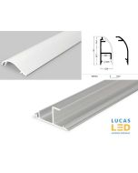 LED Special Application Profile , WAY10 -  WHITE , 2 meter with support profile