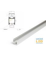LED Surface Profile- Linea20 EF/TY- Anodised- surface mounting & linear suspended lighting fixtures- 2 meter