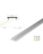 LED Special Application LED Radiator Profile , FIX12, Silver , 2 meter