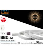 LED Neon Warm White flexible 0410  • 24V • 12W • IP65 • 530lm • Pro Version 3oz Cooper paths• price per 10 meter • NL0410-12-WW-24