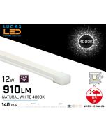 LED Neon Natural White 1010   • flexible • 24V • 12W • IP65 • 910lm • Pro Version 3oz Cooper paths• price per 10 meter • NL1010-12-NW-24