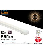 LED Neon Warm White 1010   • flexible • 24V • 12W • IP65 • 930lm • Pro Version 3oz Cooper paths• price per 1 meter • NL1010-12-WW-24