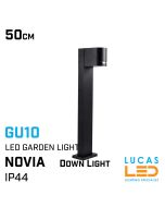 outdoor-pillar-bollard-garden-light-IP44-GU10-down-light-black-lucasled.ie