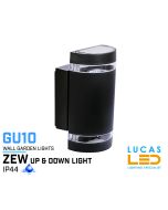outdoor-led-surface-wall-mounted-light-up-down-gu10-ip44-black-cylinder-shape-lucasled.ie