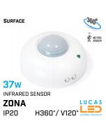 pir-infrared-motion-sensor-detector-37W-ip20-indoor-surface-ceiling-switch-light-white-lucasled.ie