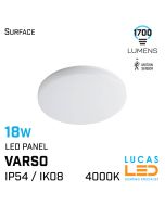 pir-led-panel-18W-IP54-4000K-1700lm-downlight-wall-ceiling-mounted-lucasled.ie