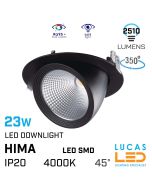 recessed-led-downlight-23w-4000k-natural-white-2510lm-ceiling-fitting-ip20-led-cob-hima-black-body-lucasled.ie-ireland