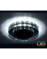 Recessed LED Downlight GU10 - 6500K Led Strip - IP20 - ceiling fitting - SOREN "O" Glass - Round