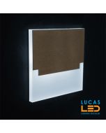 LED Wall / Stairs Lighting - 0.8W - 6500K Cold White - 12V / DC - 13lm - IP20 - recessed - LED SMD - decorative - SABIK