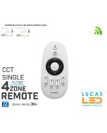 Remote Control • CCT & Single • MiBoxer • 4 Zone • 2.4G • Wireless • Compatible • Smart System • FUT007 • 4 way buttons