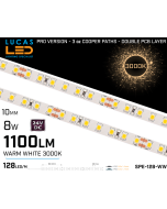 led-strip-soft-warm-ultra-high-bright-128-led-m-24v-8w-3000k-ip20-1100lm-8mm-lucasled-ie