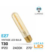 2W-vintage-led-long-tube-bulb-filament-light-E27-240lm-270-2400k-extra-warm-cog-edison-retroshine-lucasled.ie-online-store-led-supplier-Ireland