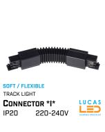 connector-type-I-Flexible-for-professional-3-phase-3-circuit-led-light-tracking-system-black-lucasled.ie