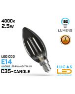 vintage-led-bulb-C35-filament-light-e14-2.5w-150lm-4000k-natural-white-cog-edison-modern-smoky-shine-lucasled.ie-online-store-ireland